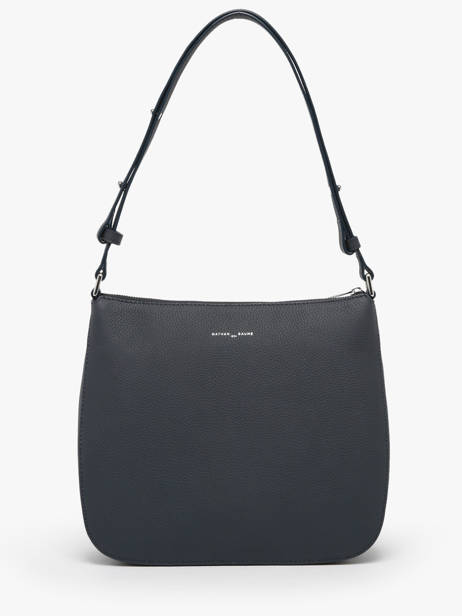 Sac Porté épaule Lou Cuir Nathan baume Noir egee 5 vue secondaire 4