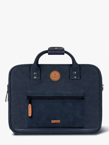 Business Bag Cabaia Blue laptop MESS other view 2