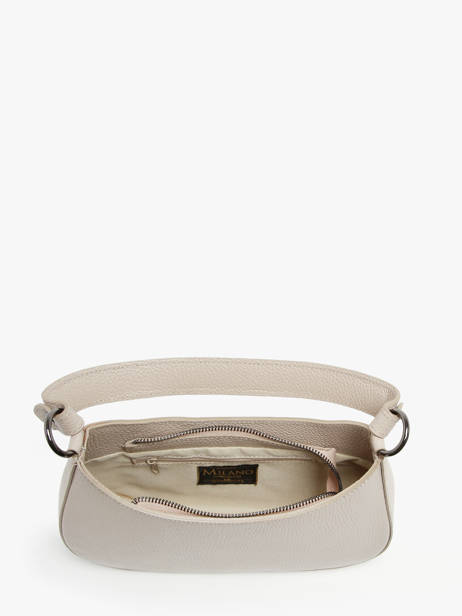 Leather Caviar Shoulder Bag Milano Beige caviar CA23120 other view 3