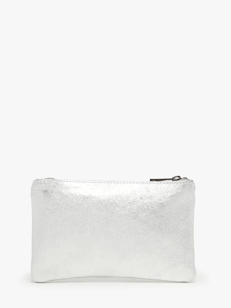 Leather Nine Pouch Milano Silver nine NI23063N other view 2