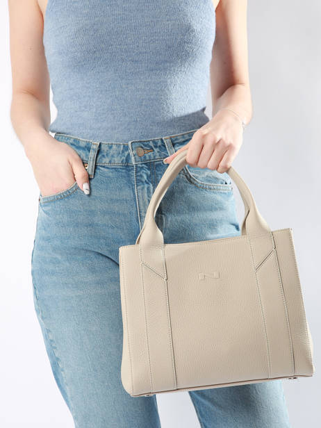 Leather Breda Top-handle Bag Nathan baume Beige mondrian 2 other view 1