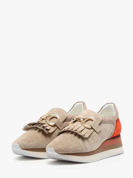 Sneakers In Leather Nathan baume Beige women 241NS21 other view 5