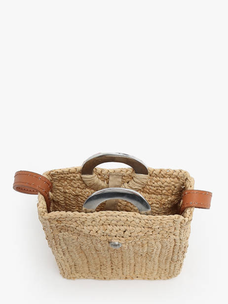 Sac Bandoulière L'atelier Du Crochet Le voyage en panier Blanc l'atelier du crochet AM776 vue secondaire 3