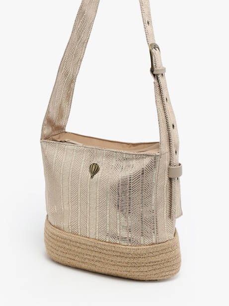 Shopper Guimauve Le voyage en panier Beige guimauve PM750 other view 2