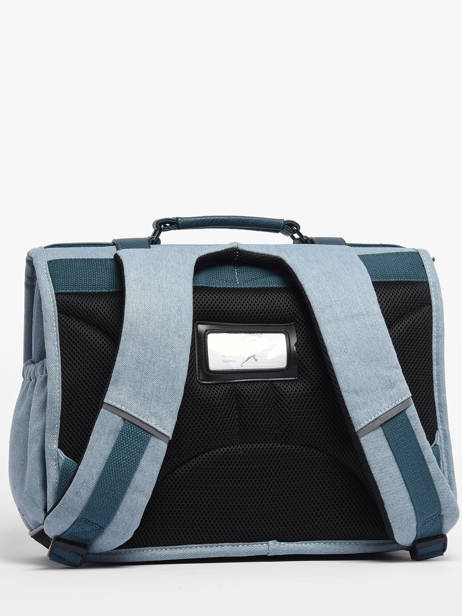Cartable 2 Compartiments Cameleon Bleu vintage fantasy PBVGCA35 vue secondaire 5