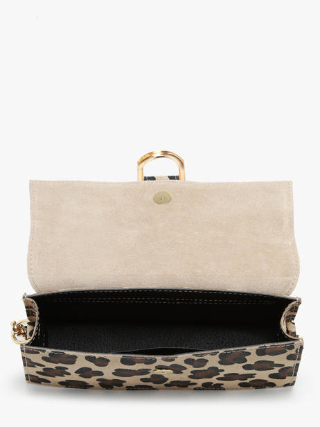 Shoulder Bag Velvet Leopardo Leather Milano Multicolor velvet leopardo VL24066 other view 3