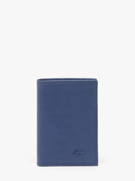 Card Holder Leather Katana Blue marina 753038