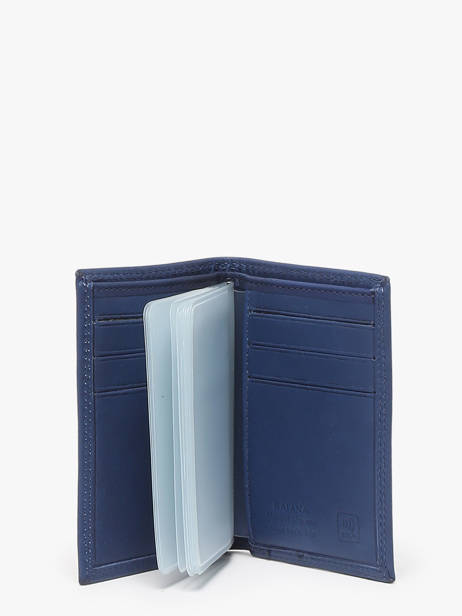 Card Holder Leather Katana Blue marina 753038 other view 1