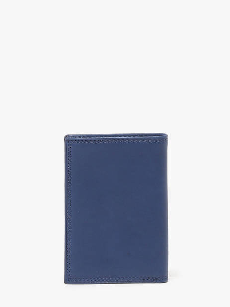 Card Holder Leather Katana Blue marina 753038 other view 2