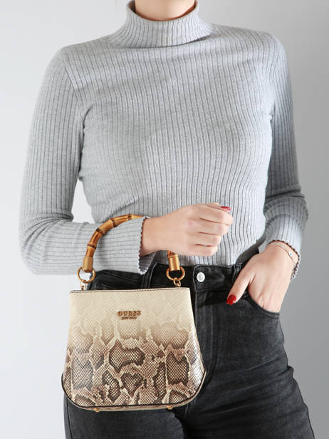 Shoulder Bag Eire Polyurethane Guess Beige eire KO951501 other view 1
