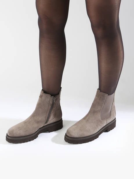 Chelsea Boots In Leather Gabor Silver women 10 other view 1