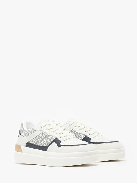 Sneakers In Leather Tommy hilfiger White women 8381YBL other view 2