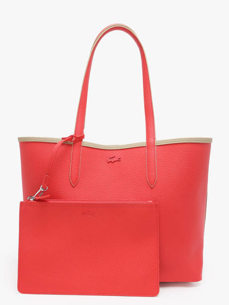 Sac Cabas Anna Reversible Lacoste Beige anna 18SAXPG6 vue secondaire 2
