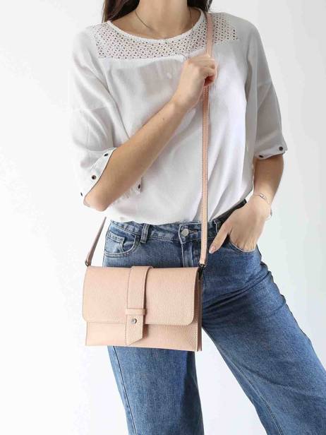 Sac Bandoulière Caviar Cuir Milano Rose caviar CA240610 vue secondaire 1
