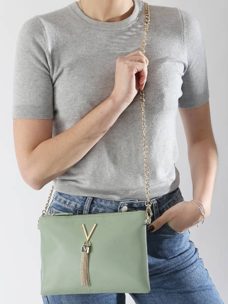 Sac Bandoulière Divina Valentino Vert divina VBS1R419 vue secondaire 1