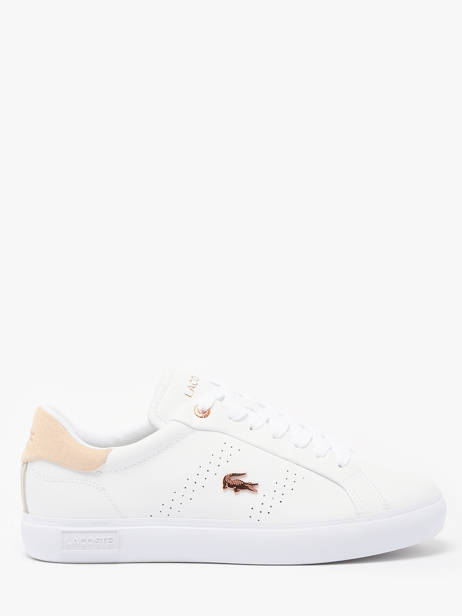 Sneakers Powercourt 2.0 In Leather Lacoste White women 8SFA0003