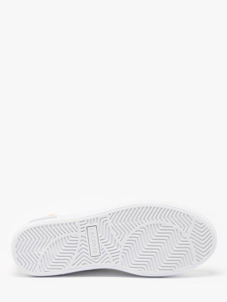 Sneakers Powercourt 2.0 In Leather Lacoste White women 8SFA0003 other view 5