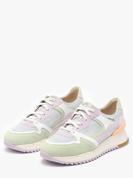 Sneakers Angie In Leather Mephisto Multicolor women P5147162 other view 2