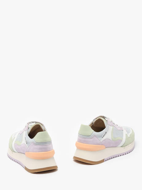 Sneakers Angie In Leather Mephisto Multicolor women P5147162 other view 3