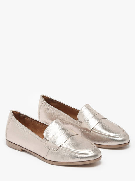 Moccasins In Leather Tamaris Gold women 42 other view 2