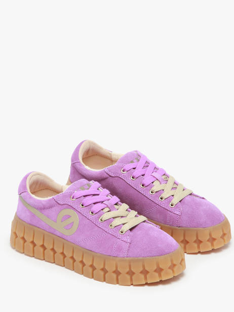 Sneakers Play In Leather No name Violet women PLVS0440 other view 2