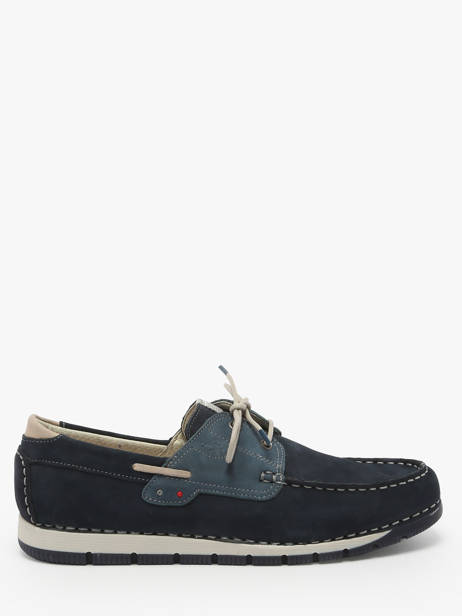 Formal Shoes Cross In Leather Fluchos Blue men F1449