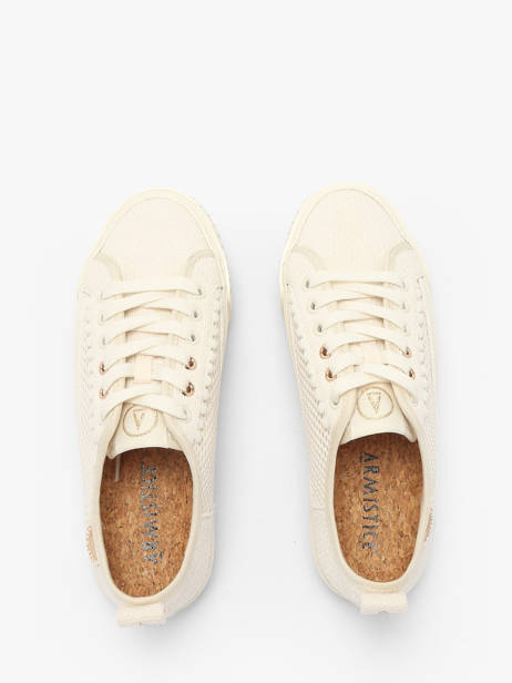 Sneakers Armistice White women GANATAVE other view 4