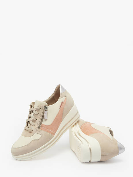 Sneakers Abby In Leather Mephisto Multicolor women P5146578 other view 2