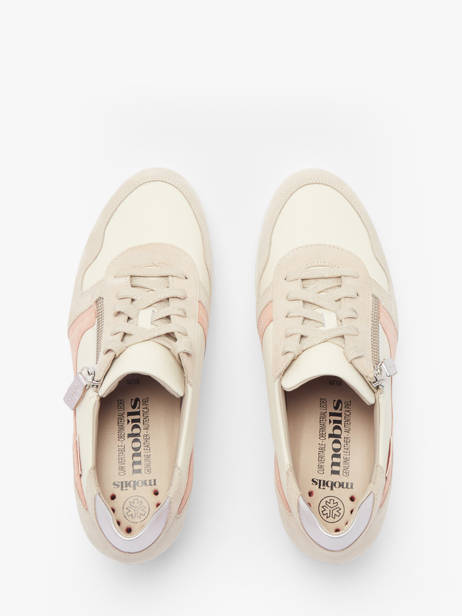 Sneakers Abby In Leather Mephisto Multicolor women P5146578 other view 4