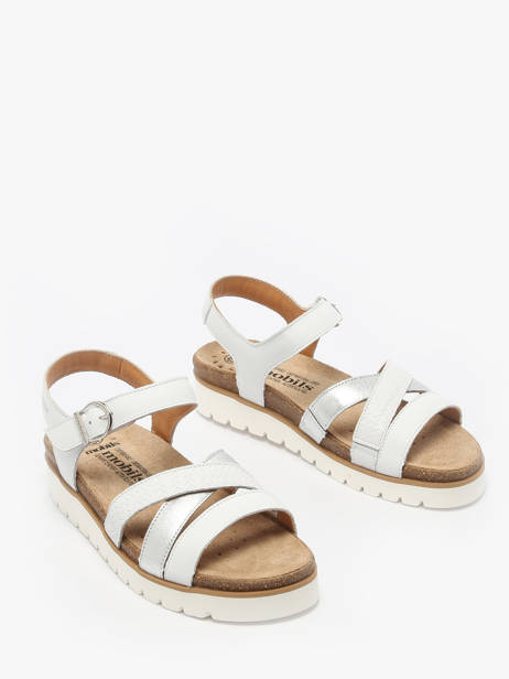 Sandals Thina In Leather Mephisto White women P5146718 other view 1