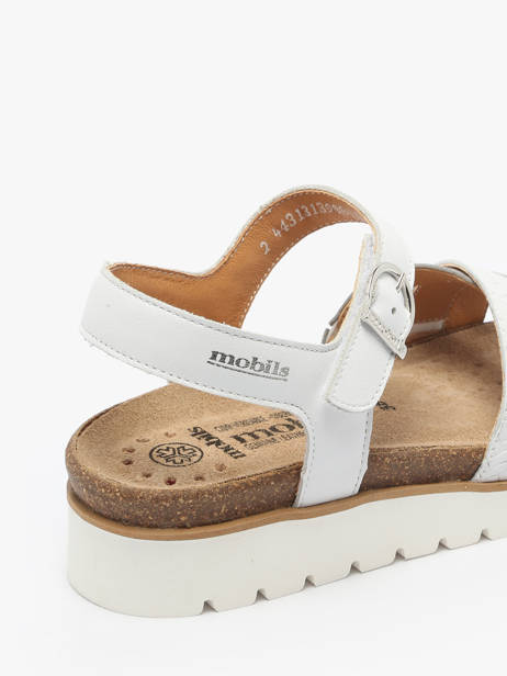 Sandals Thina In Leather Mephisto White women P5146718 other view 2