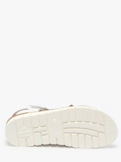 Sandals Thina In Leather Mephisto White women P5146718 other view 4