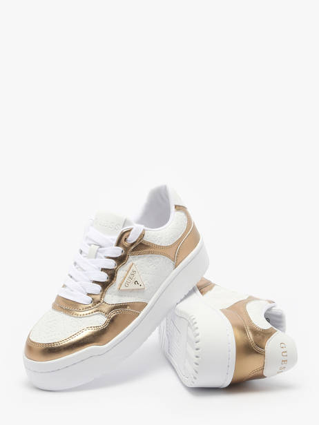 Sneakers Miram In Leather Guess White women MI6FAL12 other view 2