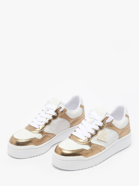 Sneakers Miram In Leather Guess White women MI6FAL12 other view 3