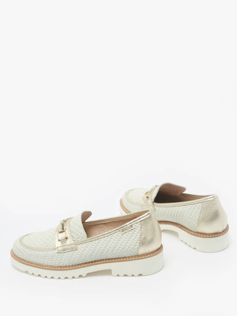 Moccasins Salvia In Leather Mephisto White women P5146666 other view 3