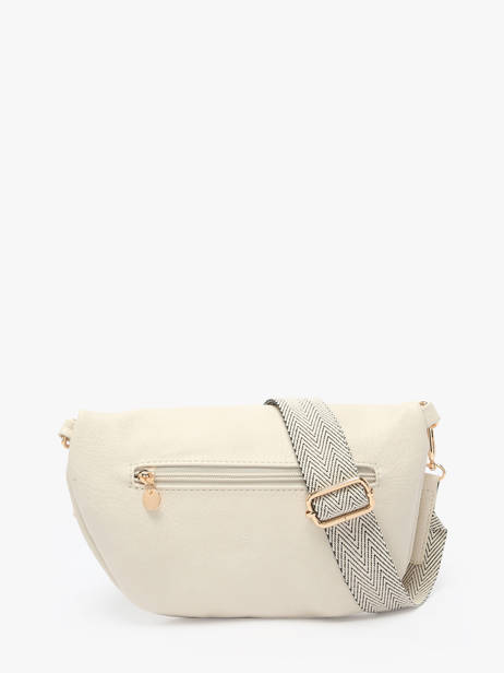 Belt Bag Lulu castagnette Beige zip YSALINE other view 4