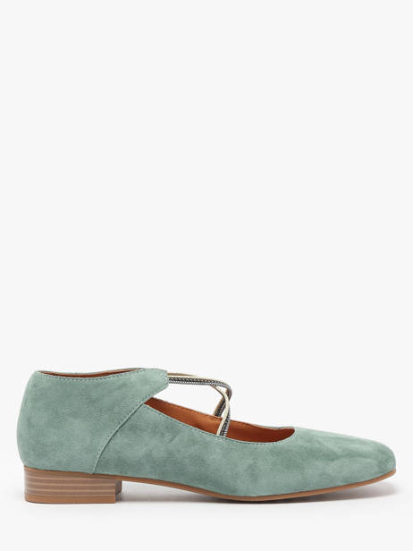 Ballerinas Anima In Leather Mam'zelle Green women CSGAN25