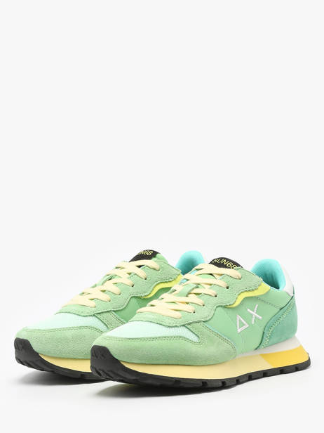Sneakers Ally Color Explosion Sun68 Green women Z35204 other view 2