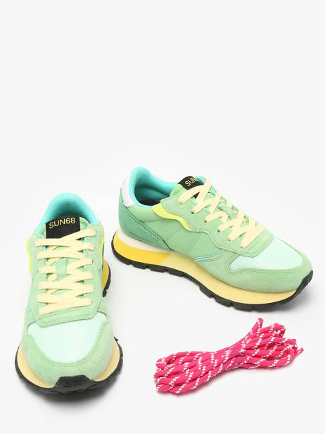 Sneakers Ally Color Explosion Sun68 Green women Z35204 other view 3