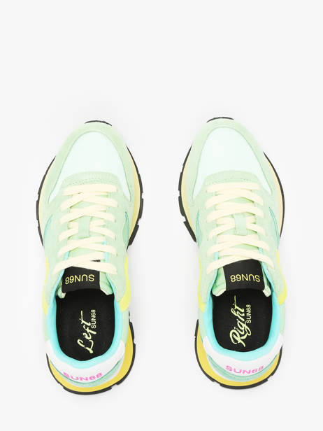 Sneakers Ally Color Explosion Sun68 Green women Z35204 other view 4