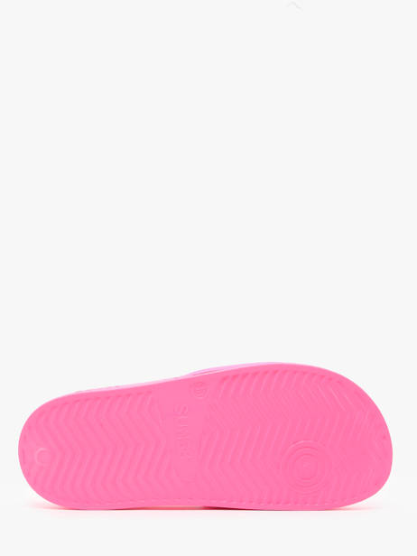 Flip Flops Logo Sun68 Pink women X35204 other view 4