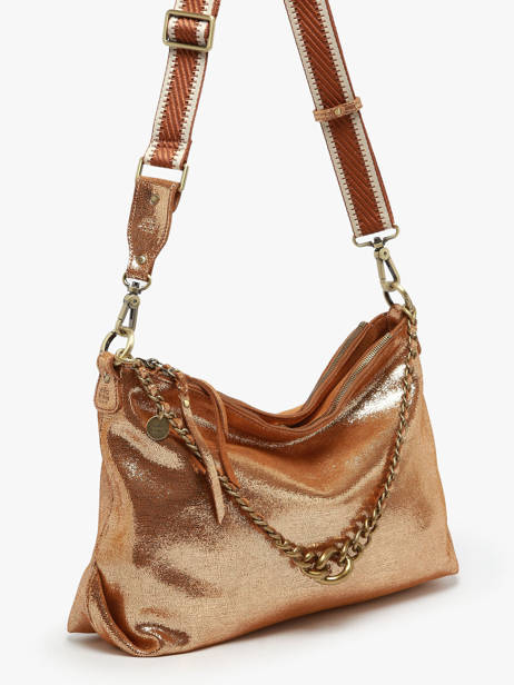 Shoulder Bag Vintage Leather Mila louise Brown vintage 3822RX other view 2