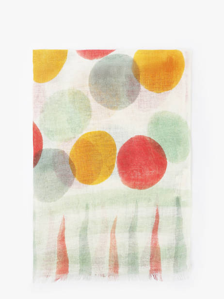 Linen Scarf Círculo 100x100cm Biba Multicolor accessoires RI273A