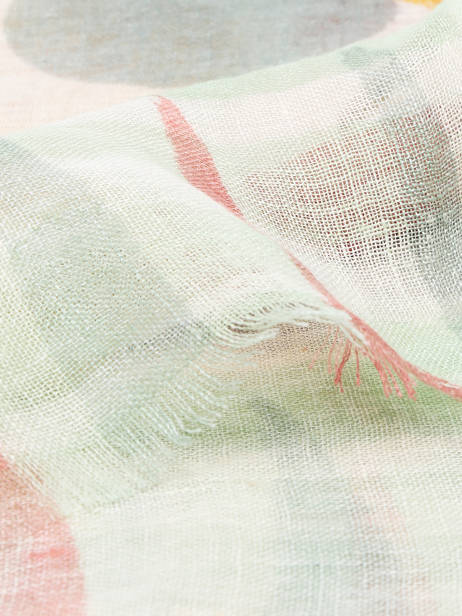 Linen Scarf Círculo 100x100cm Biba Multicolor accessoires RI273A other view 1
