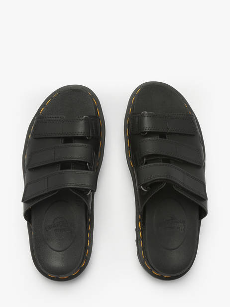 Sandals Raine In Leather Dr martens Black women 40522001 other view 3
