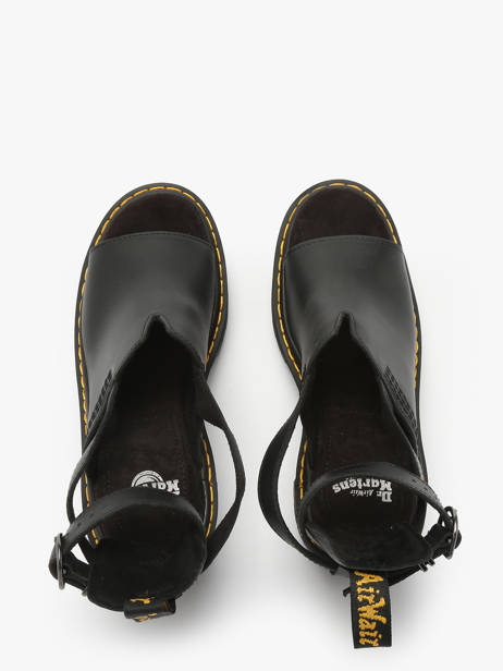 Heeled Sandals Millee Strap In Leather Dr martens Black women 40514001 other view 3