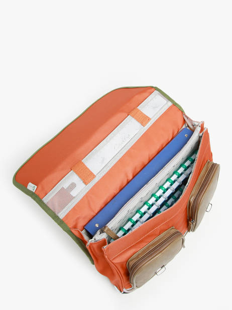 Satchel 2 Compartments Cameleon Orange vintage urban 27 other view 3