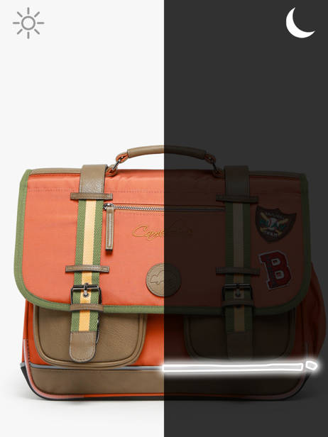 Satchel 2 Compartments Cameleon Orange vintage urban 27 other view 7