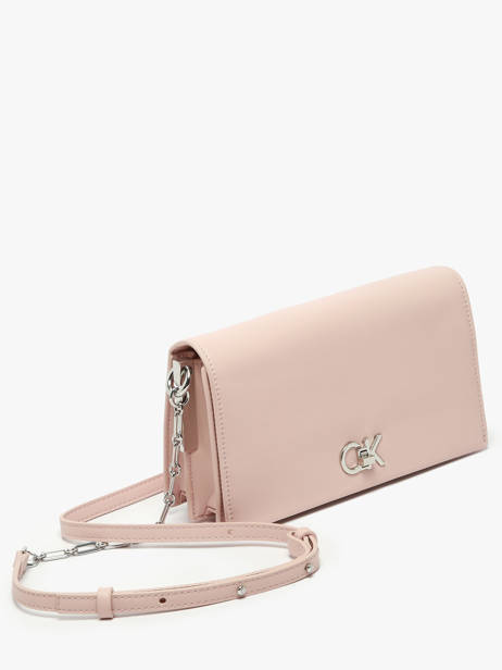 Shoulder Bag Ck Chain Recycled Polyester Calvin klein jeans Pink ck chain K612806 other view 2
