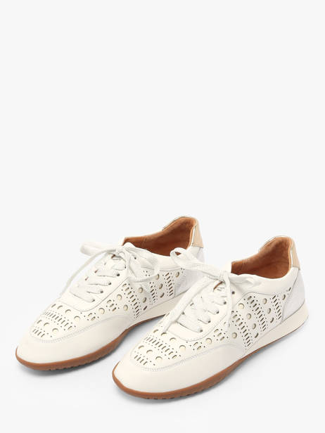 Sneakers Dinus In Leather Mam'zelle White women CSGLO26 other view 2